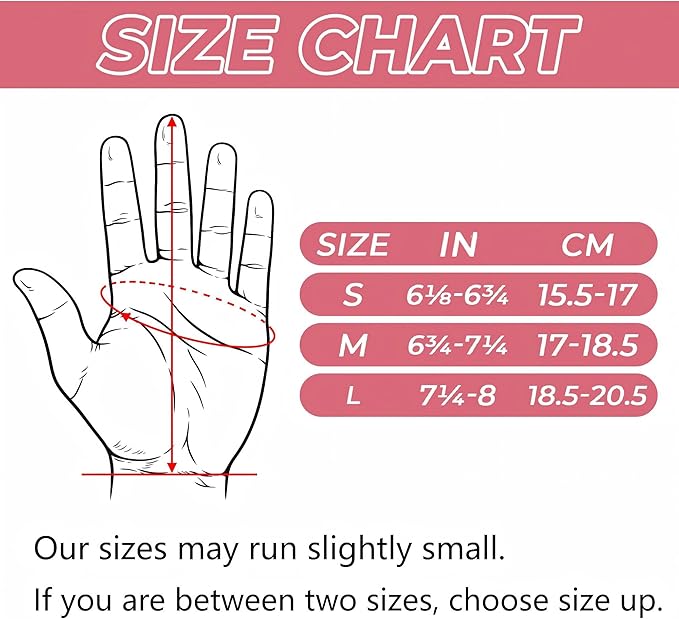 HANDLANDY Work Gloves for Women, Breathable Leather Gardening Glove for Yard Maintenance, Hand Protection with Touch Screen