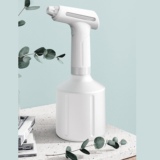Electric Spray Bottle Automatic Rechargeable Portable High Pressure Mist Plant Sprayer Watering Can for Gardening
