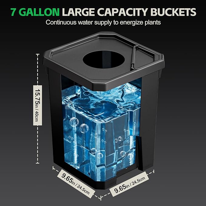 3x3FT Grow Tent Kit &DWC Hydroponics Grow System with Top Drip Kit