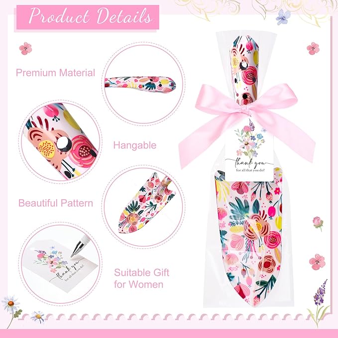 Blosssound 24 Set Garden Shovels Bulk Gardening Gift for Women Set Garden Tools Floral Hand Heavy Duty Trowels Thank You Cards with Bags for Mother Day Mom Birthday Teacher