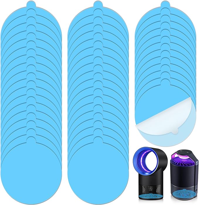 48 Pack Glue Board Refills Compatible with Katchy, FVOAI, Fenun & Dunaga Indoor Fly Traps, 4.33" Replacement Sticky Pads Insect Catcher for Fly, Mosquito & Bug Control