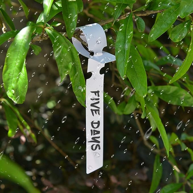 eZAKKA Plant Labels, 500pcs Plant Tags Markers Plastic Wrap Around Hanging Garden Markers Labels Tree Tags Sticks for Seedlings Outdoor Garden Waterproof, 2 x 20 CM