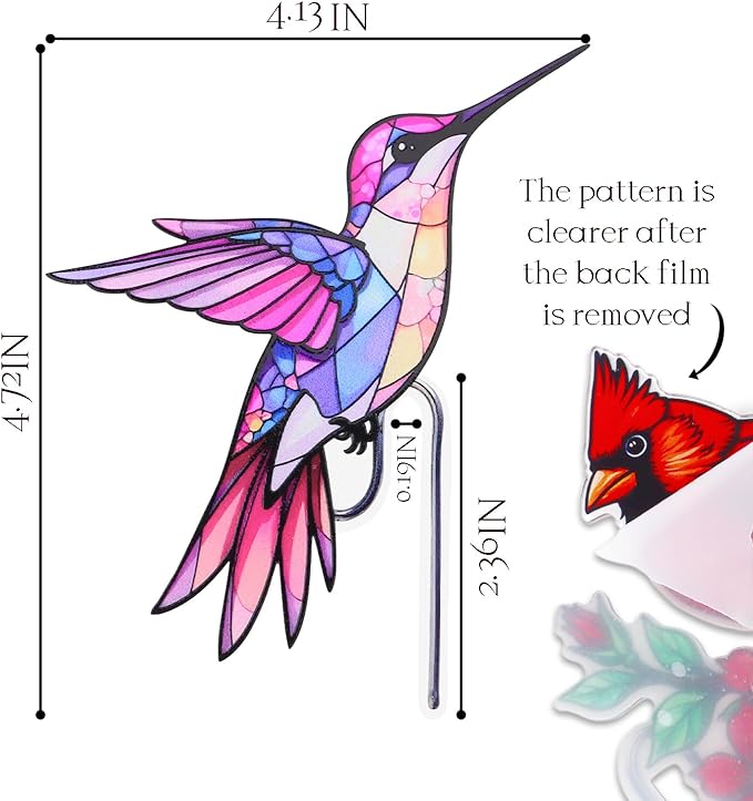 Hummingbird Gifts for Women, Hanging Plant Planter for Indoor Outdoor Garden, Mothers Day Birthday Gifts for Mom Grandma from Daughter Son, Bird Lover Plant Pots Accessories
