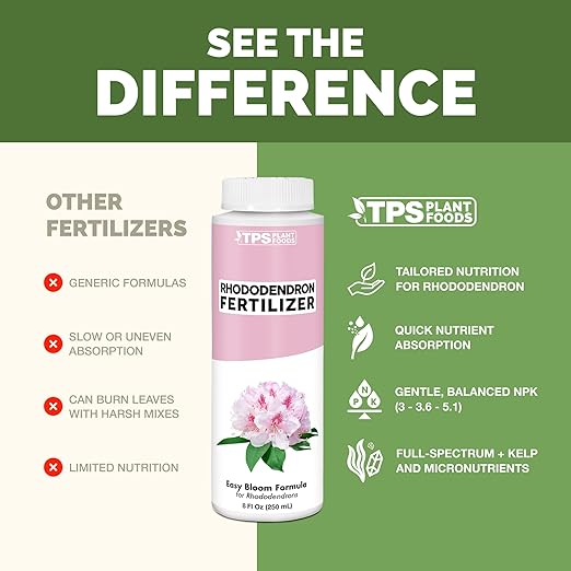 Azalea Fertilizer – Liquid Plant Food for Vibrant Blooms, Rich Green Leaves & Stronger Roots, 1 Gallon