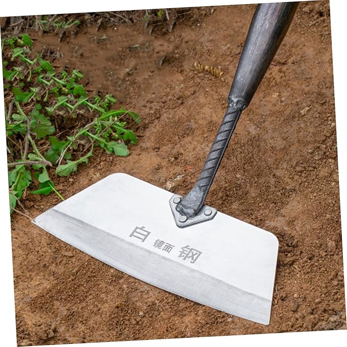 Gadpiparty Hardened Manganese Steel Garden Trowel and Hand Shovel for Weeding, Lawn Care, Heavy Duty Gardening Tool with Push Blade, Outdoor Garden Weed Removal Tool