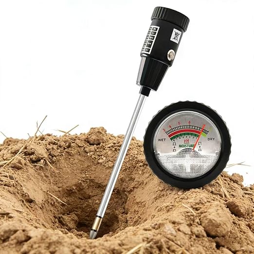 Soil Moisture Meter, Quickly detect Soil Acidity and Alkalinity Without the Need for Batteries, Portable Soil ph Meter, Le for Gardens, Lawns, Larms, and Indoor Potted Plants,295 mm Long
