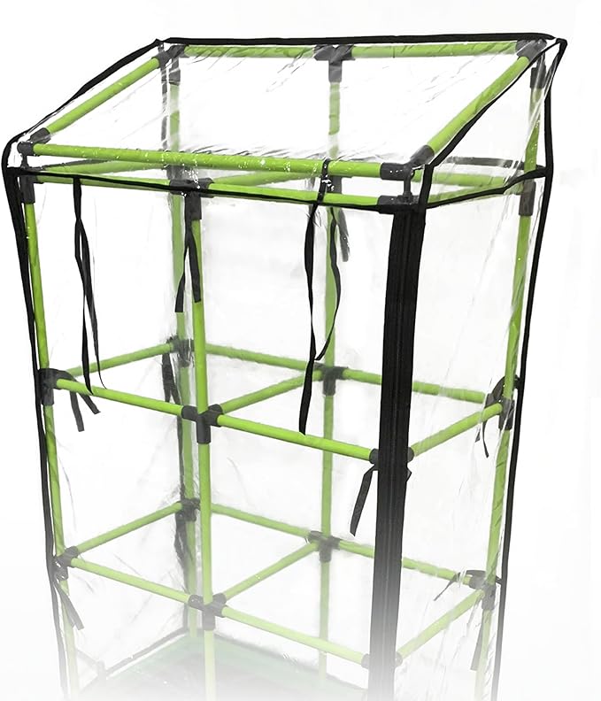 BioGreen Cover for Raised Garden Bed City Jungle & Heidelberg | Transparent Design | Incl. 2 Zippers | Protection from Cool Nights | Easy to Assemble