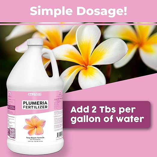Plumeria Fertilizer – Liquid Plant Food for More Blooms, Healthy Tropical Growth & Stronger Root Development, 1 Gallon