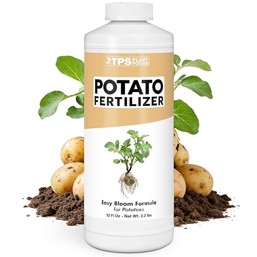 Potato Fertilizer – Liquid Plant Food for Bigger Tubers, Stronger Roots & Vigorous Plant Growth, 32 oz