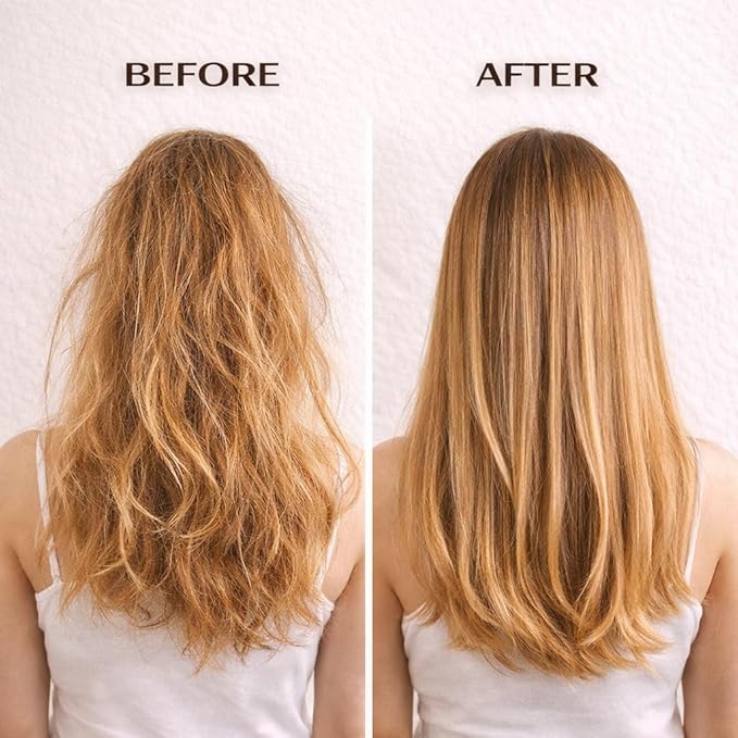 Lanthome Thermal Protection Spray for Hair - 450°F Heat Protectant, Frizz Control & Shine Enhancer, Suitable for All Hair Types & Hot Tools 150ml