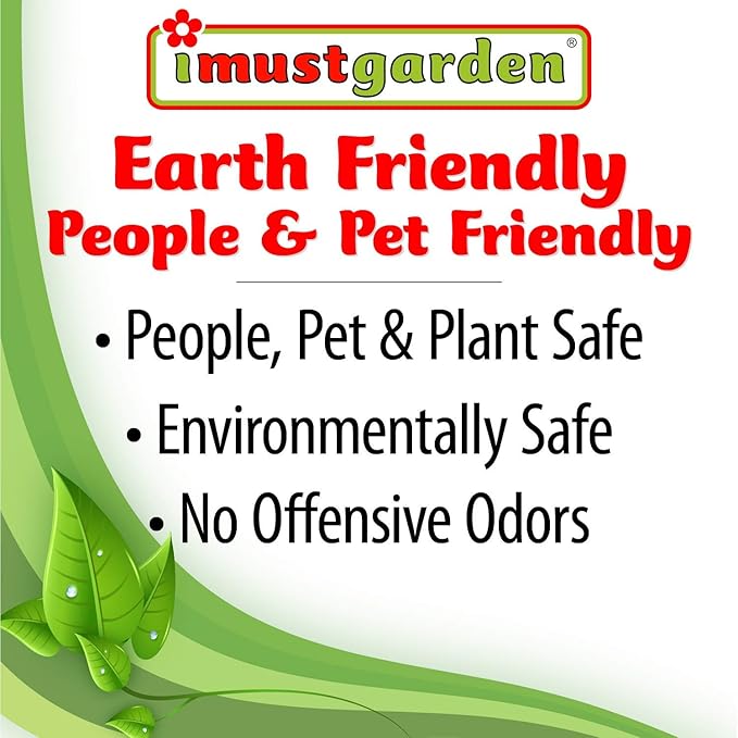 I Must Garden Rabbit Repellent: Mint Scent Rabbit Spray for Plants & Lawns – 1 Gallon Ready to Use Refill