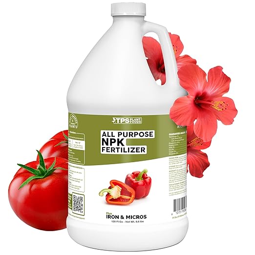 All Purpose NPK Fertilizer – Complete Liquid Plant Food for Balanced Nutrition, Vigorous Growth & Strong Root Development, 1 Gallon