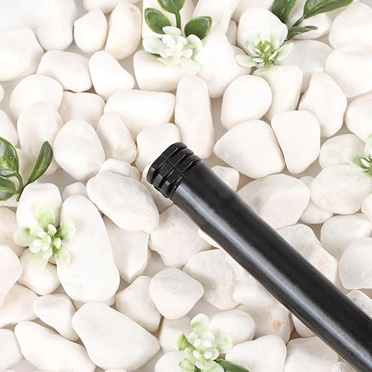RedChili 20 Pcs 1/2 Inch Irrigation Tubing End Plug Fittings, (1/2" ID x0.6-0.63" OD) 1/2" Drip Tubing Barbed End Cap Connectors Goof Plug Parts for Garden Lawn Irrigation System