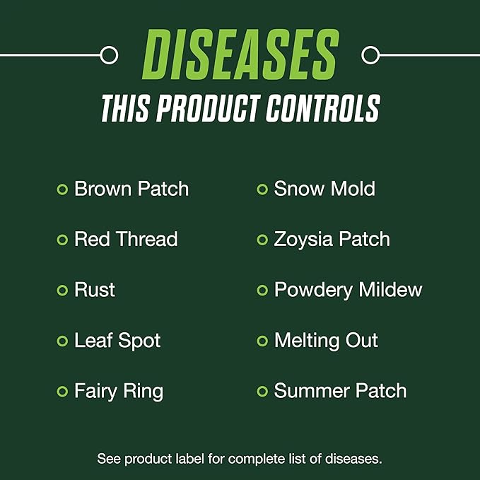Scotts Turf Builder Healthy Plus Lawn Food, 2-in-1 Fungicide and Fertilizer, Helps Grass Withstand Summer Stress, 8,000 sq. ft., 27.40 lbs.