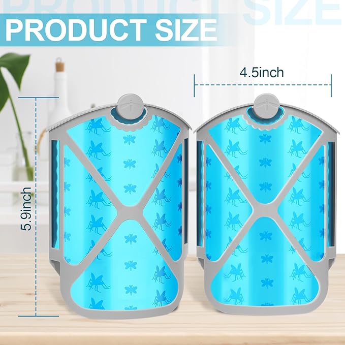 Insect Trap Refill Kit & 4 Cartridges, Compatible with M364A and Max, Replacement 100% Fit(4Pcs)