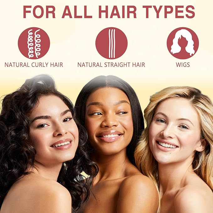 2PCS Coconut Heat Protection Spray - Thermal Protector for Hair, Travel Size, Paraben & Dye Free Treatment