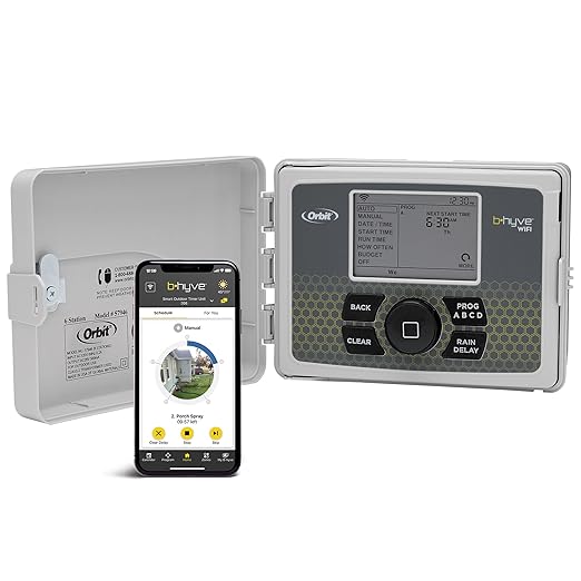 Orbit 57946 B-hyve 6-Zone Smart Indoor/Outdoor Sprinkler Controller