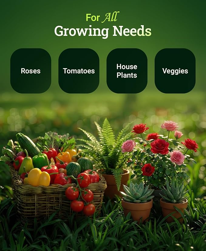 FoxFarm Grow Big Liquid Plant Food - 6-4-4 House Plant Fertilizer for Lush Vegetative Growth, Fast Nutrient Uptake for Roses, Tomatoes & Veggies - 2.5 Gallon Size Concentrate