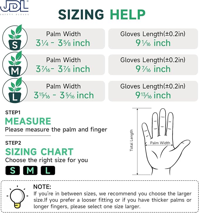 JDL Gardening Gloves for Women, 2 Pairs Breathable Latex Coated Yard Garden Gloves, Rubber Outdoor Protective Work Gloves with Grip, Blue, Small Size