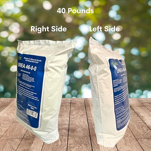 Supply Solutions Urea 46-0-0 Nitrogen Fertilizer to Stimulate Lush Growth and Deep Green Color - Plant Food Plant Fertilizer for Plants Lawn Garden - Bloom Booster for Flowers, Fruits (40 Pounds)