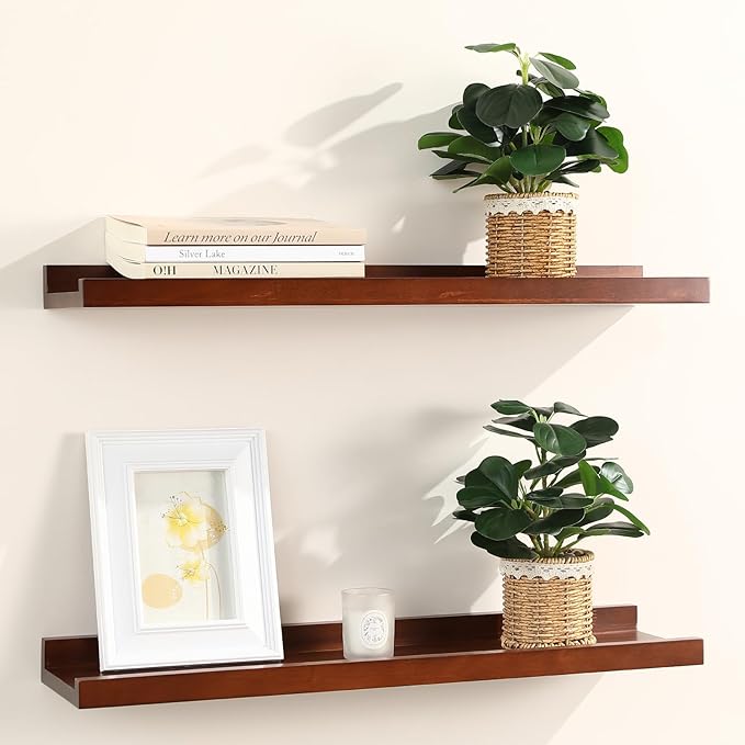 Nubry 2 Pack Fake Plants Artificial Potted Plants with Weaved Pot for Shelf & Table Desk | Perfect for Home Office Bathroom Farmhouse Room Coffee Table Decor 10‘’