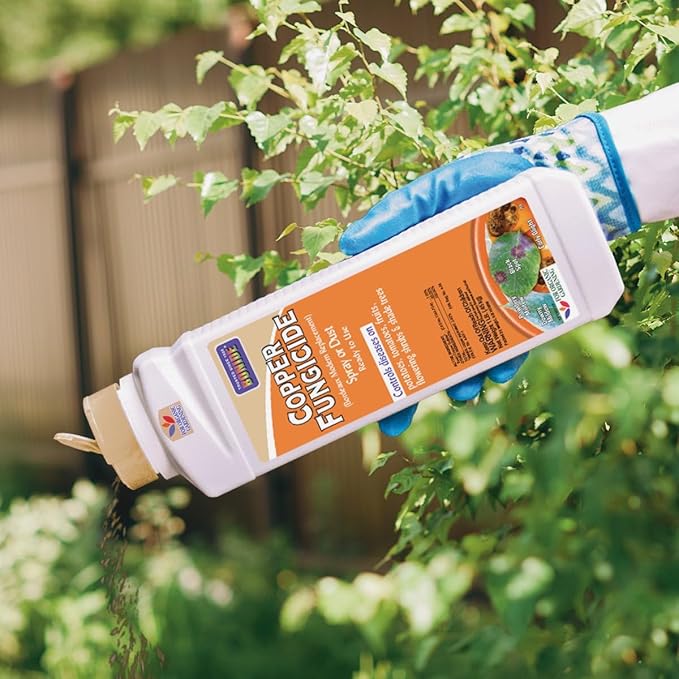 Bonide Copper Fungicide, 1 lb. Ready-to-Use Spray or Dust for Organic Gardening, Controls Common Diseases in Lawn & Garden
