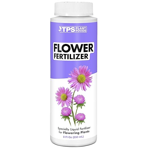 Flower Fertilizer – Liquid Plant Food for More Blooms, Bigger Flowers & Vibrant Color, 8 oz