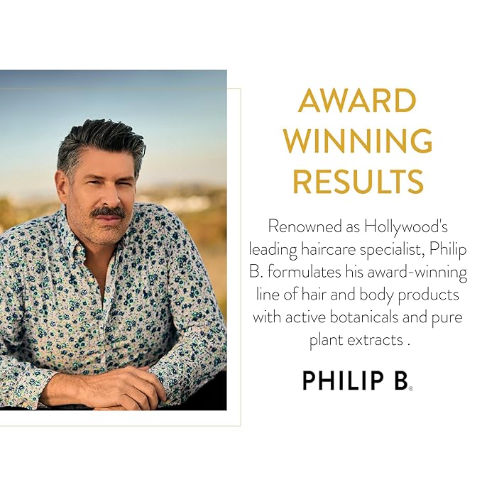 PHILIP B Thermal Protection Spray 2 oz. (60 ml) | Plump, Shine & Protect Hair from Heated Hair Tools