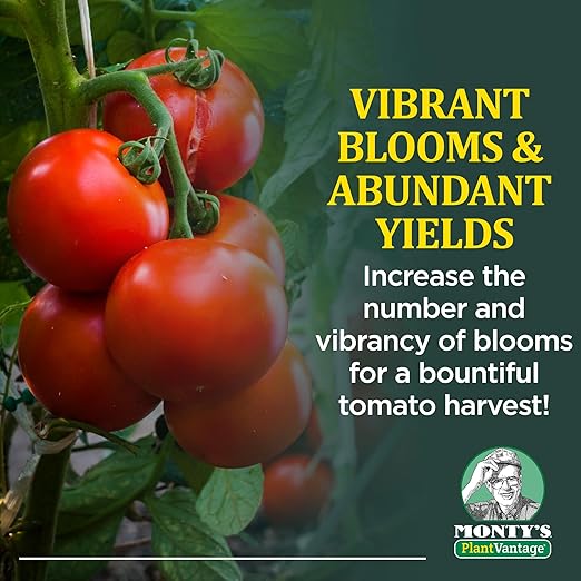 PlantVantage Concentrated Tomato Plant Fertilizer – Liquid Fertilizer with Humic Acid & Zinc, Liquid Tomato Food for Strong Roots, Bigger Blooms & Higher Yields, Easy Root Feed or Foliar Spray – 1 Gal
