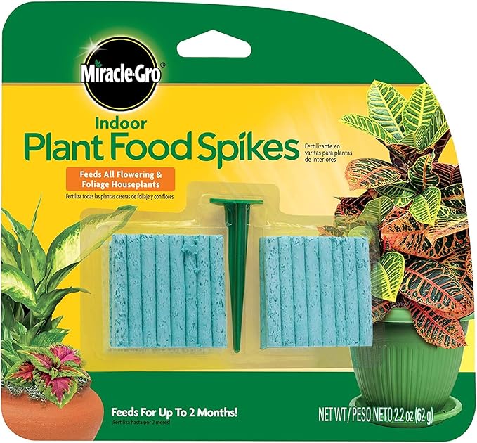 Miracle-GRO Indoor Plant Food, 48-Spikes (4-Pack 48 Count Per Pack)