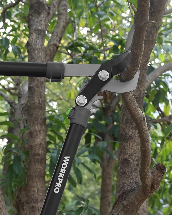 WORKPRO Bypass Lopper for Gardening, 28" Branch Cutter with 1.5" Cutting Capacity, Heavy Duty Pruning Shear Featuring Gear System for Tree Trimming, Tree Cutter Handheld with SK5 Blade