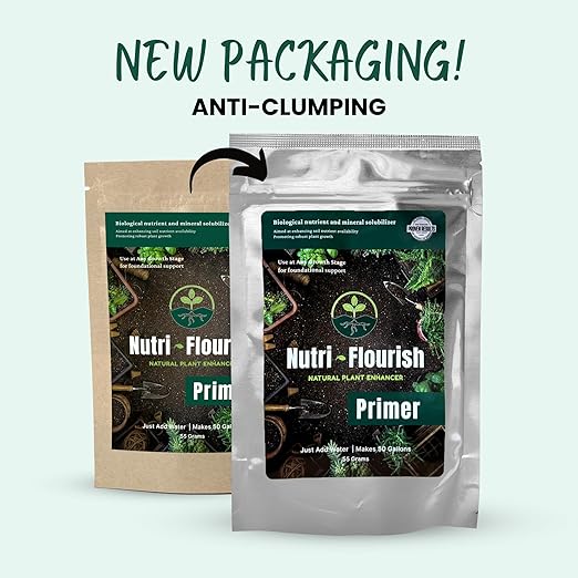 Primer – Natural Plant Enhancer | Soil & Root Support for Healthy Growth | Beneficial Bacteria Formula for Vegetables, Flowers & Ornamentals | Garden & Potting Mix Booster, 55g