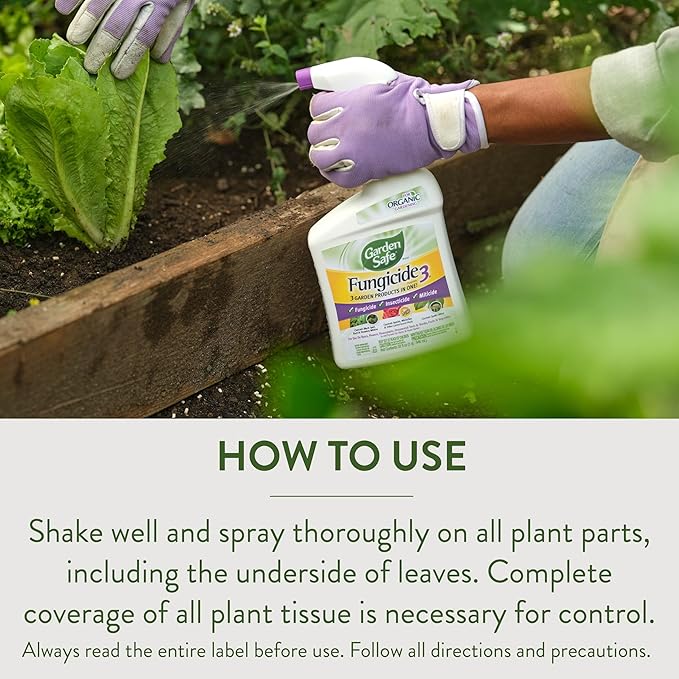 Garden Safe Fungicide 3 32 Oz. Ready to Use Trigger Spray Fungicide - 1 Each