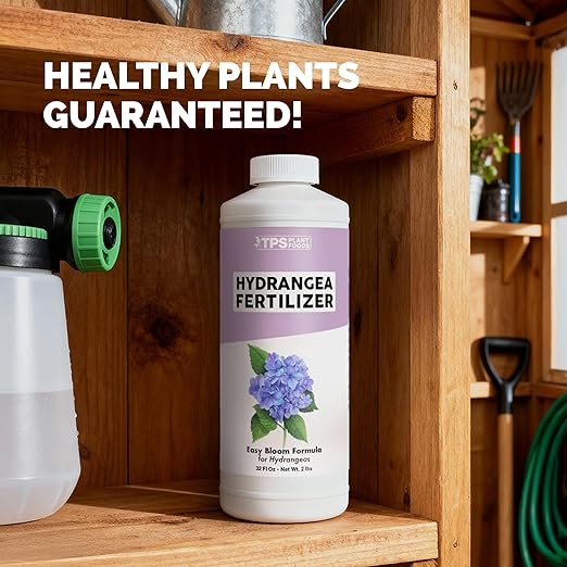 Hydrangea Fertilizer – Liquid Plant Food for Bigger Blooms, Rich Flower Color & Stronger Root Development, 1 Gallon