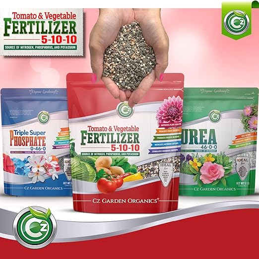 5-10-10 Tomato & Vegetable Fertilizer - Made in USA - NPK + Micronutrients Plant Food for Flower Gardens