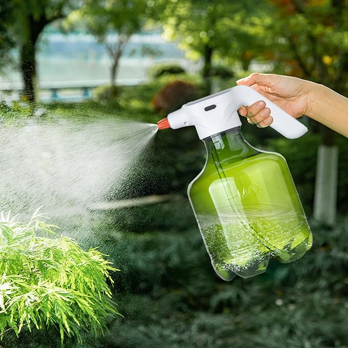 Spray Bottles Mist Sprayer – Electric Mist Sprayer, Transparent Cleaning Tool | USB Rechargeable Container, 3L Multifunction Bottle for Gardening Tasks, Plant Watering, Home Cleaning, Outdoor Use