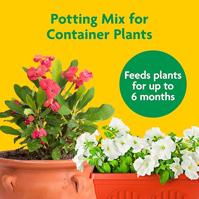 Miracle-Gro Potting Mix - Potting Soil for Vegetables, Flowers, Annuals, Perennials, Shrubs and Other Container Potted Plants, Feeds up to 6 Months, 50 qt. (39-Bag Pallet)