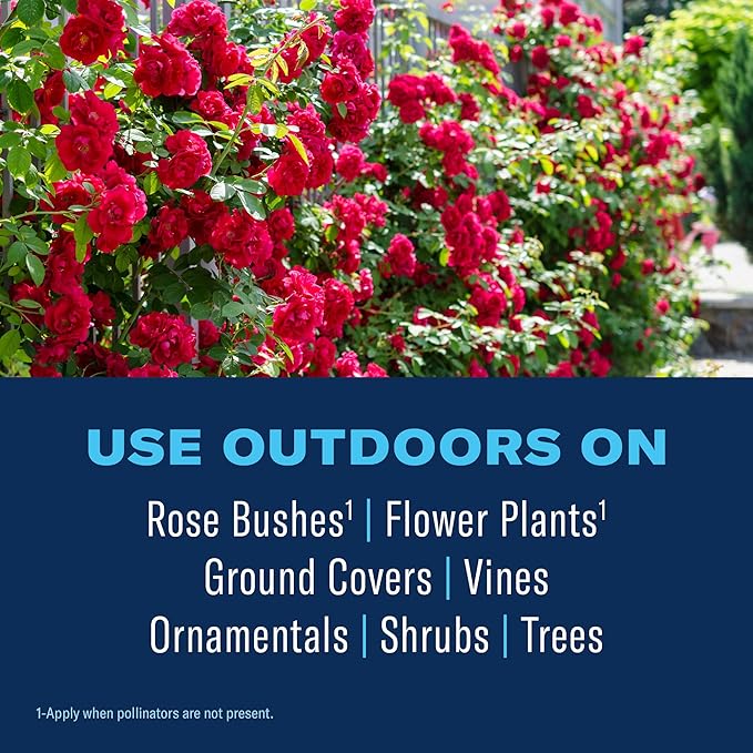 BioAdvanced All-in-One Rose & Flower Plant Care, Ready-to-Use, 1 Gal, Aphid Spray for Outdoor Plants, Fungicide for Plants, Rose Bushes Spray