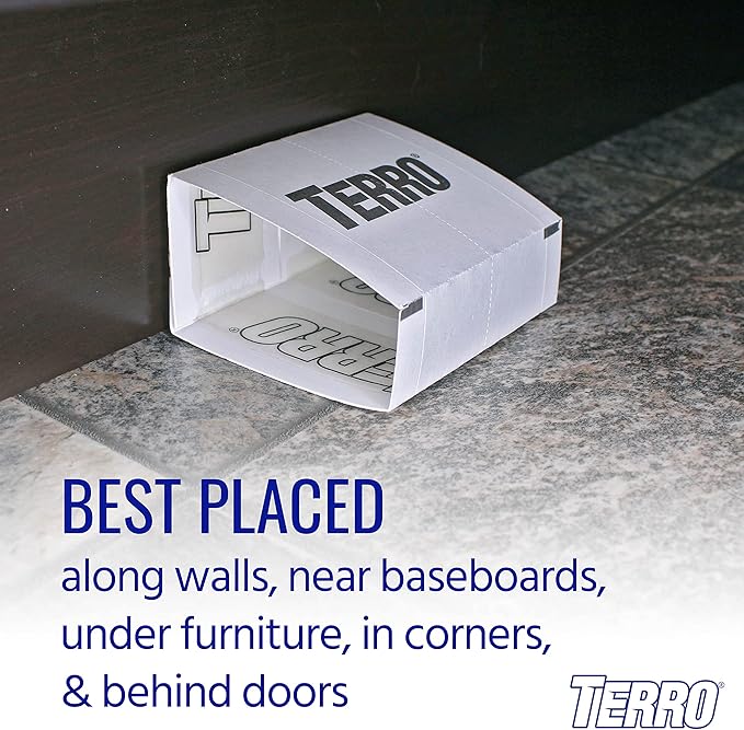 TERRO Spider & Insect Trap T3206-10 - Pack of 10 Insect Traps