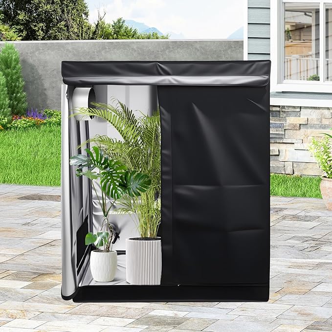 Planting Tent 59 "x48 x24 high reflectivity Indoor Planting Room for Planting Fruits, Flowers and Vegetables with Detachable Waterproof Floor Tray.