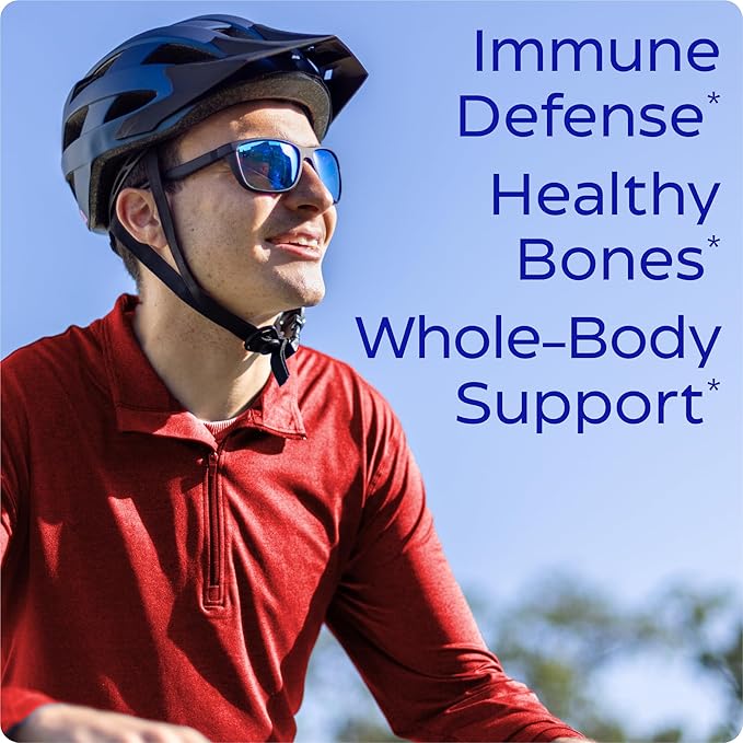 Enzymedica Vitamin D3 K2, 5000 IU Vegan D3 + 90 mcg MK-7, Plant-Based Supplement with Shiitake Mushroom & Prebiotic Fiber for Bone & Immune Support, 60 Capsules