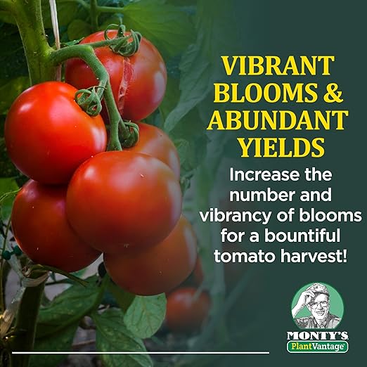 PlantVantage Concentrated Tomato Plant Fertilizer – Liquid Fertilizer with Humic Acid & Zinc, Liquid Tomato Food for Strong Roots, Bigger Blooms & Higher Yields, Easy Root Feed or Foliar Spray – 32 oz