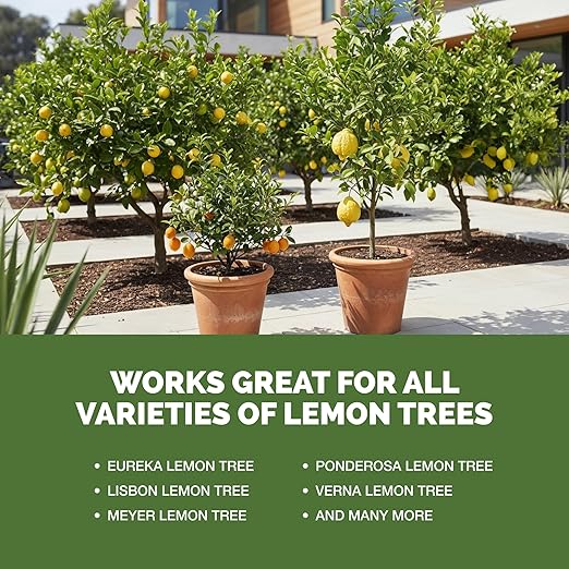 Lemon Tree Fertilizer – Liquid Plant Food for More Fruit, Better Flowering & Stronger Root Development, 1 Gallon