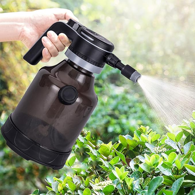 Electric Spray Bottle – 3L Cordless Automatic Mister, Adjustable Nozzles, Sturdy Rechargeable Watering Device | 28x26cm Plant Sprayer for Garden Home Lawn Outdoor Patio Driveway Efficient Plant Care