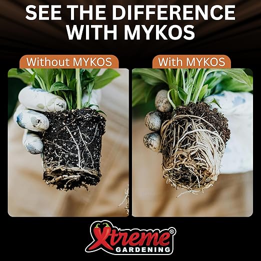 Xtreme Gardening Mykos 20 lb – Mycorrhizal Fungi Root Stimulator for Plants – Organic Root Booster for Stronger Roots, Bigger Growth & Higher Yields – Mycorrhizae for Vegetables, Flowers & Trees