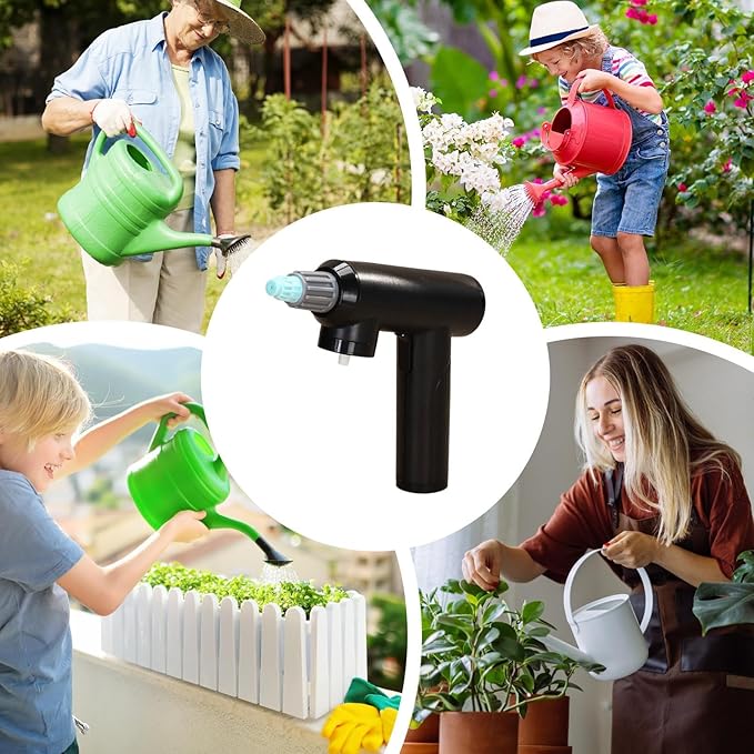 Electric Garden Sprayer - Automatic Adjustable Nozzle Spray Bottle, Portable Plant Watering Device, Multi-Purpose Outdoor Tool | Apartment Yard Patio Home for Flower Bonsai Office Fertilizing