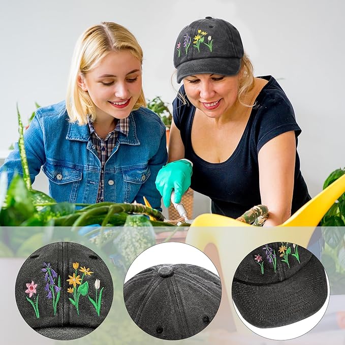 4 Pcs Gift Set for Plant Lovers Women, Mother's Day, Birthday Plants Themed Gift Set with 15oz Coffee Cup Gardening Hat Gardener Plant Socks Shovel Spoon for Lady Mom Gardening Supplies