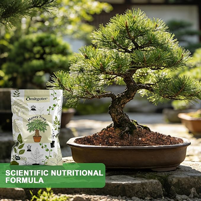 Premium Bonsai Soil Mix for Pine Trees 4qt，Breathable and Drainage Formula| Ideal for Bonsai Pots and Repotting