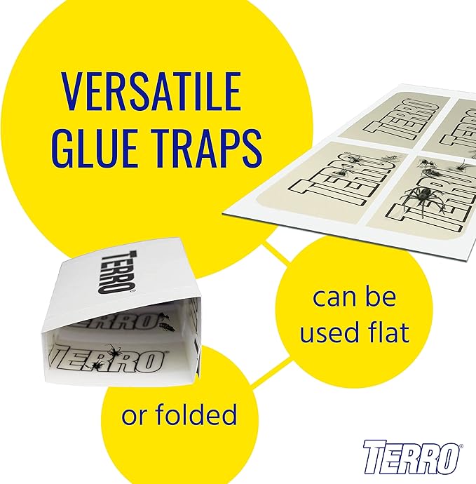 TERRO Spider & Insect Trap [T3206-10] Insect Traps,(Pack of 120)