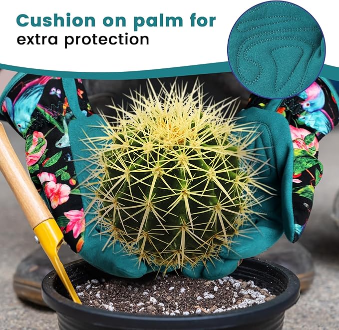 fauson Gardening Gloves - Gardening Gloves for Women Firm Grip Breathable Garden Gloves Thorn Proof for Digging, Planting